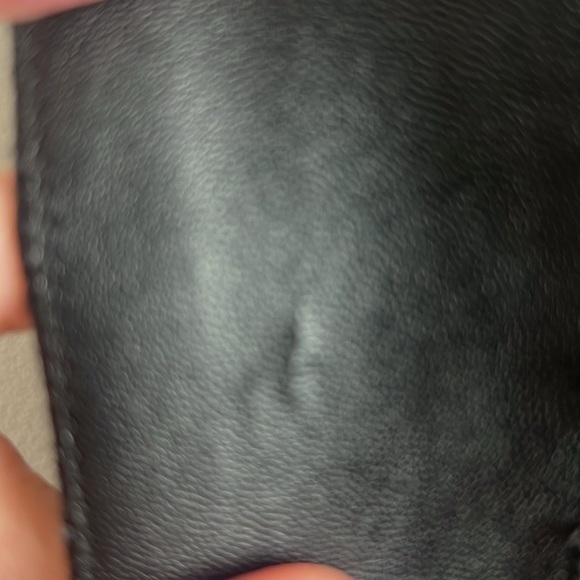 Elie Tahari Women's Size 6 Black Wool Blend Faux Leather Seams Classic Chic - Picture 15 of 15